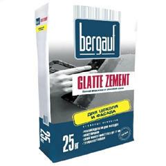 Базовая цементная шпаклевка Bergauf Glatte Zement, 25 кг