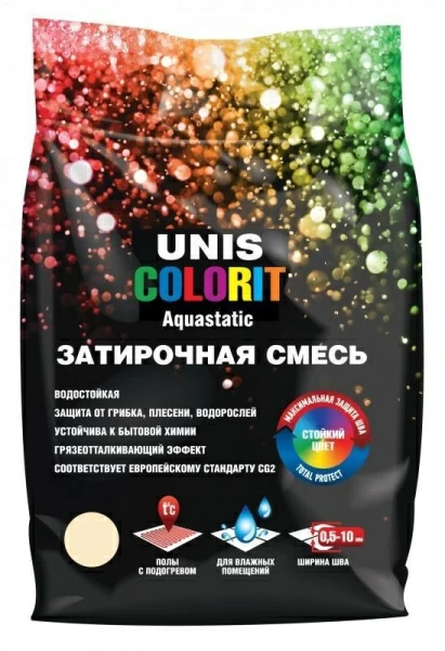 Затирка Unis Colorit, голубая (2кг)