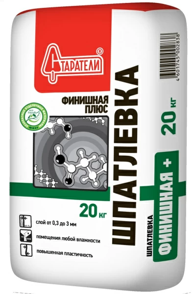 Шпатлевка финишная плюс Старатели (20кг)