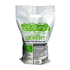Цемент белый Диана, 5 кг