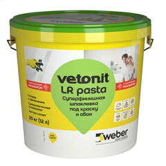 Шпатлёвка Weber.Vetonit LR Pasta, 20 кг